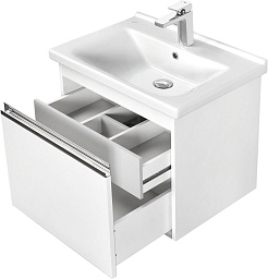 Акватон Мебель для ванной Капри 60 белая – фотография-6